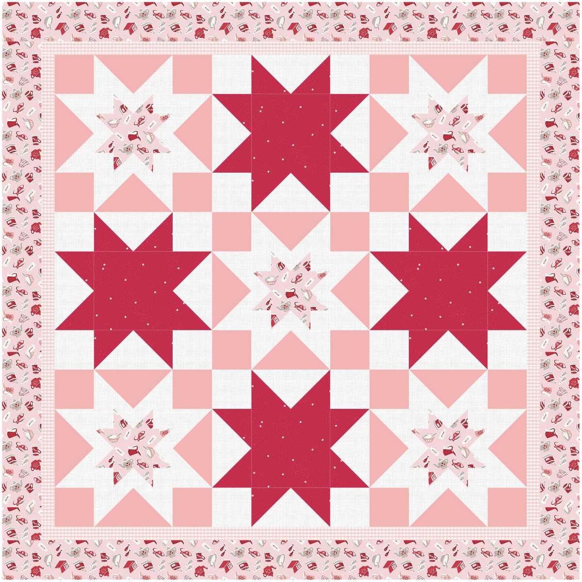 BL147 Baby Stars Quilt Kit