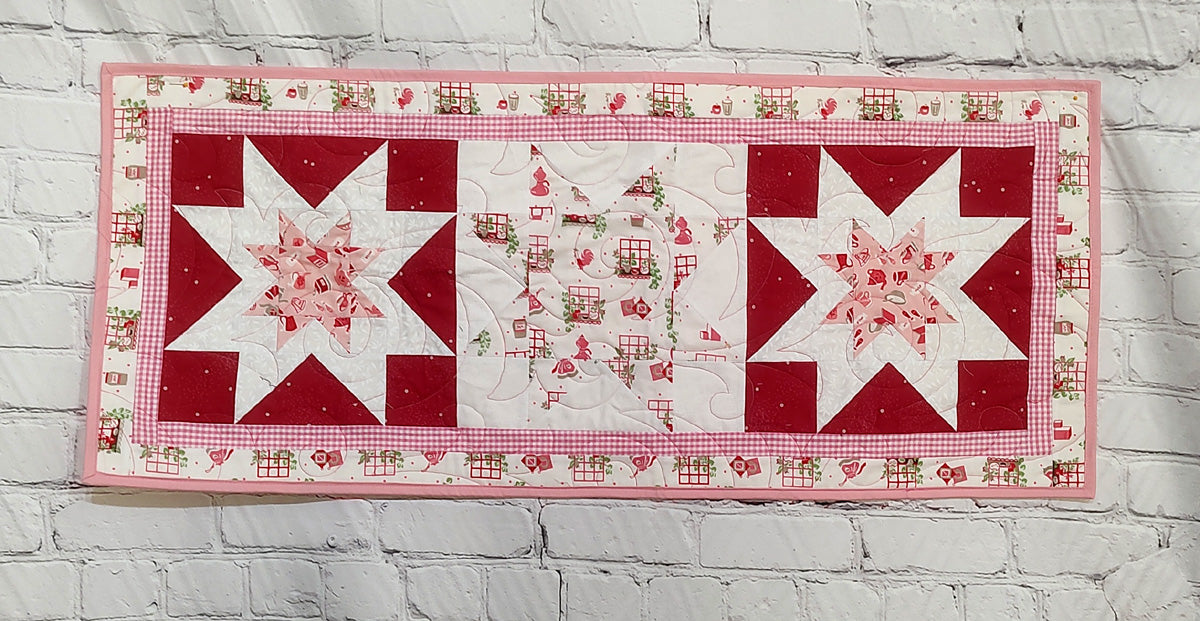 BL147 Baby Stars Quilt Pattern PDF Accuquilt friendly, rotary cutting instructions included.