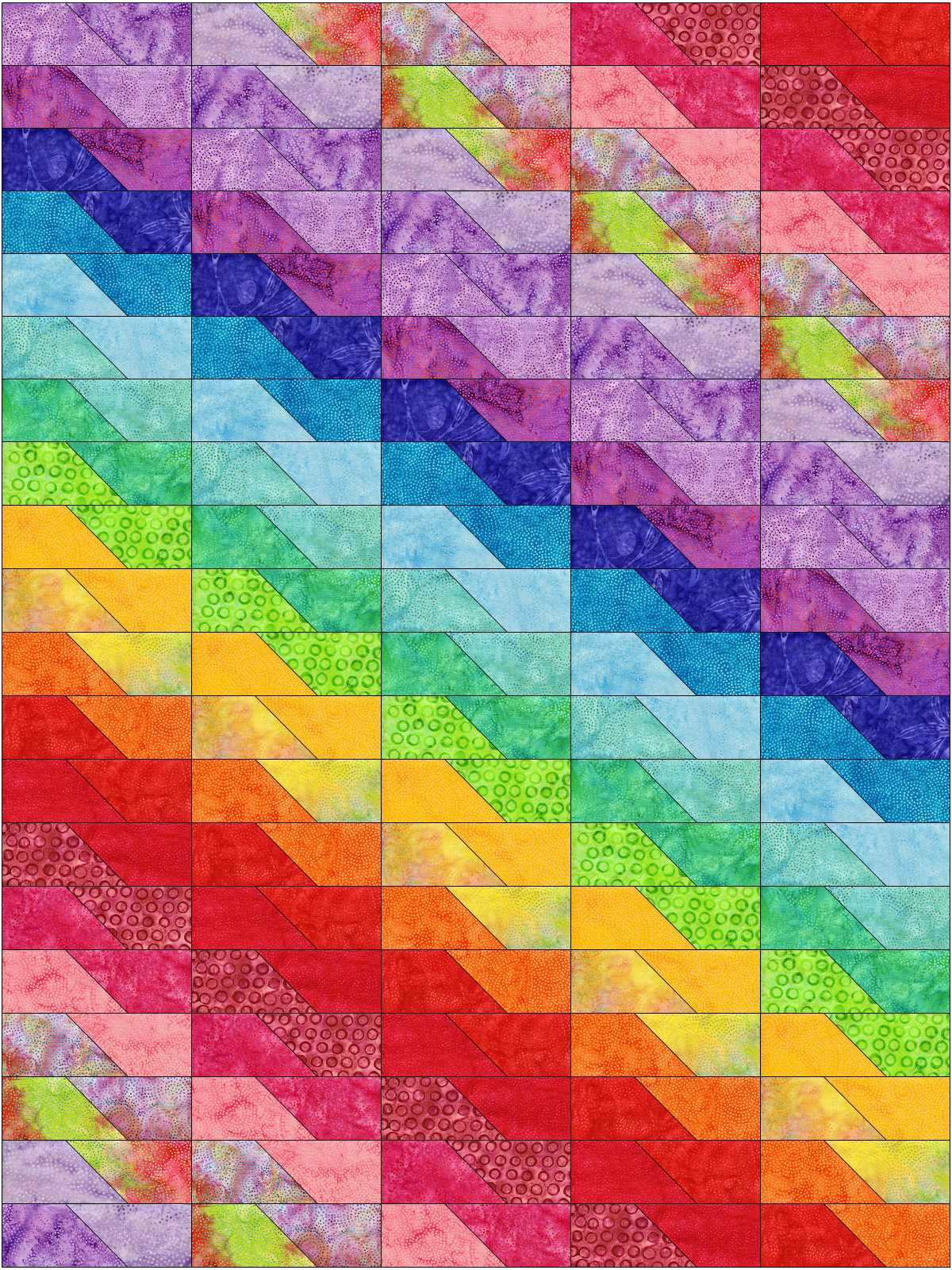 BL156 Baby Dreams Jelly Roll Quilting Pattern templates included