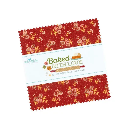 Riley Blake Baked With Love 5" Charm Pack Stacker