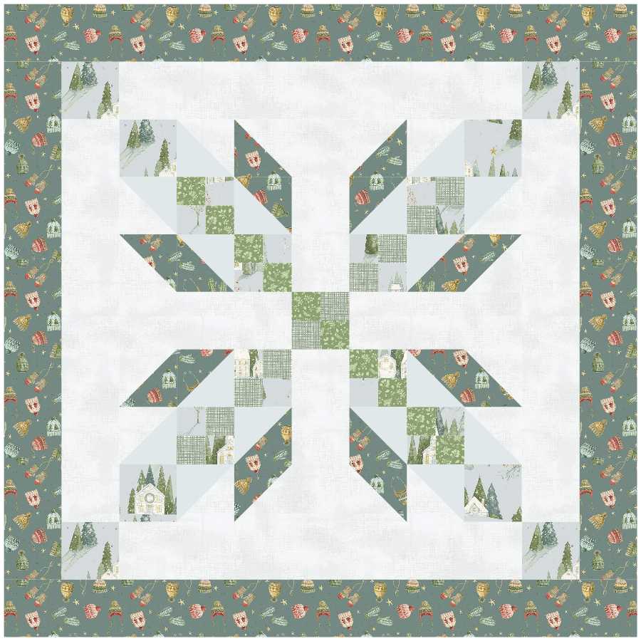 BL283 Bear Hugs Quilt Fabric KIT SMALL