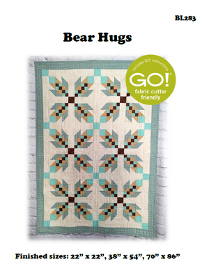 BL283 Bear Hugs Quilt pattern 3 sizes