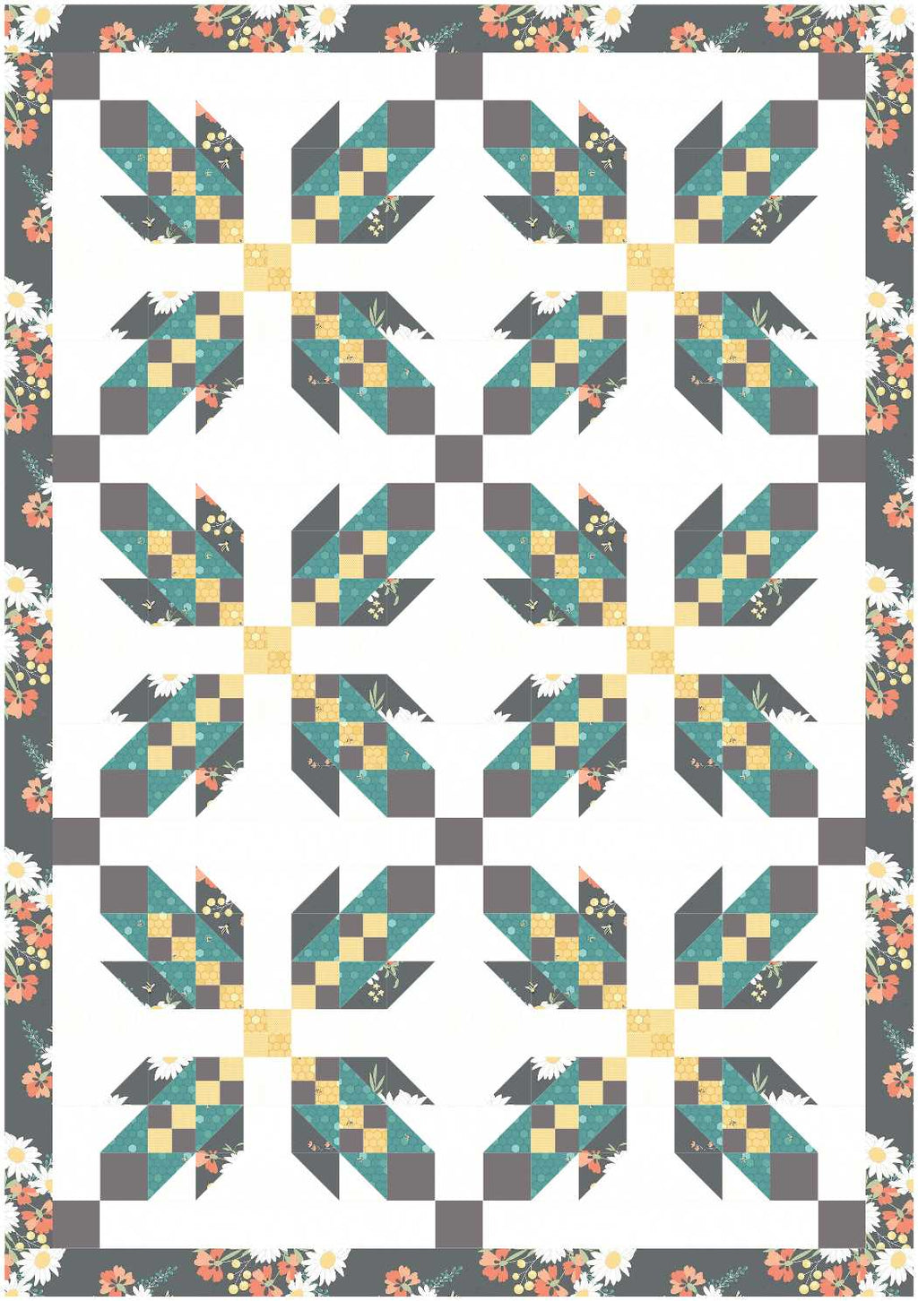 BL283 Bear Hugs Quilt pattern 3 sizes