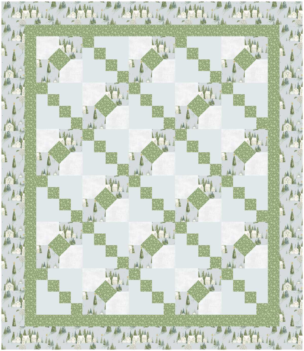 BL244 Bee Hive quilt fabric kit MEDIUM