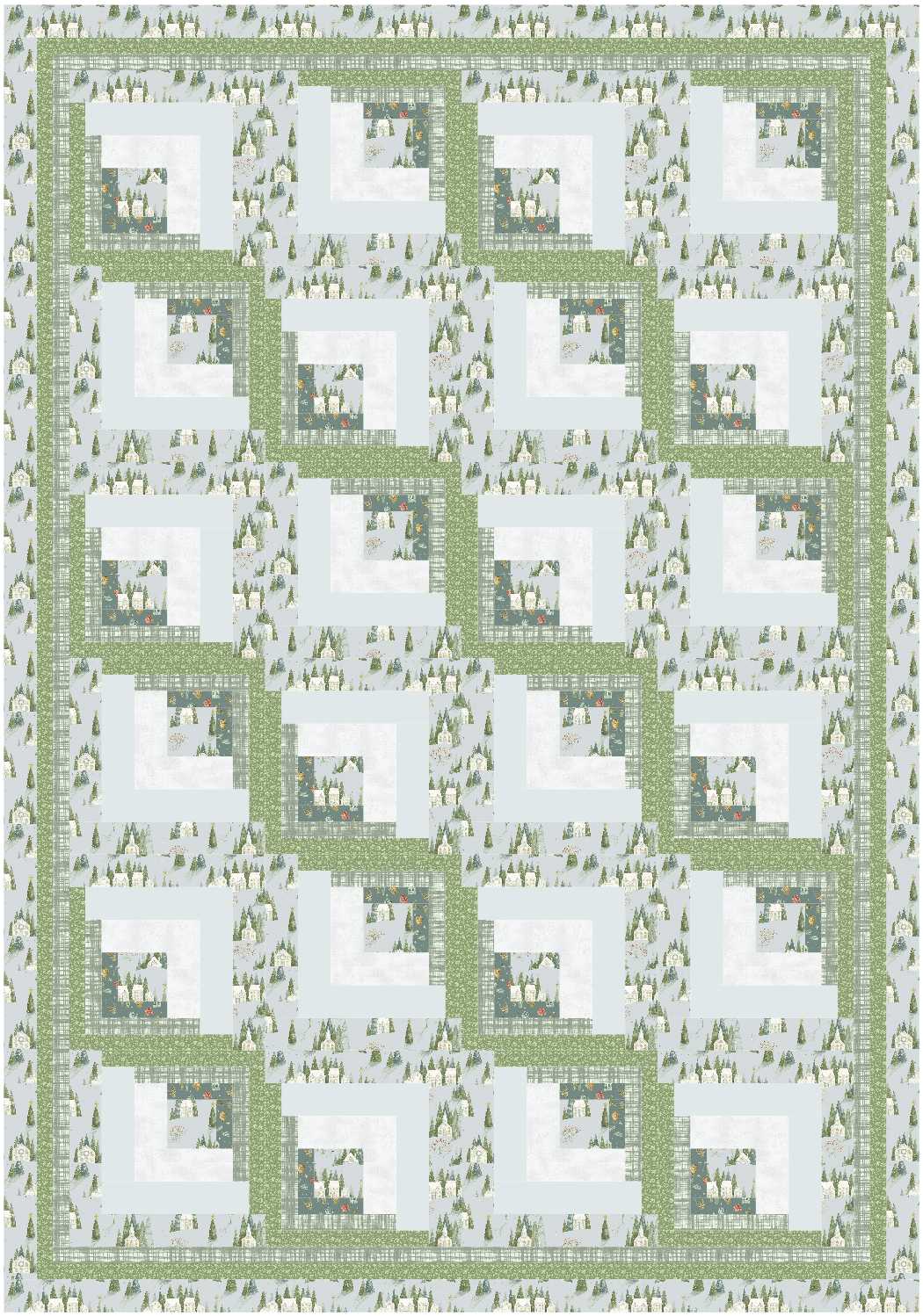 BL246 Bees Know Quilt fabric KIT MEDIUM