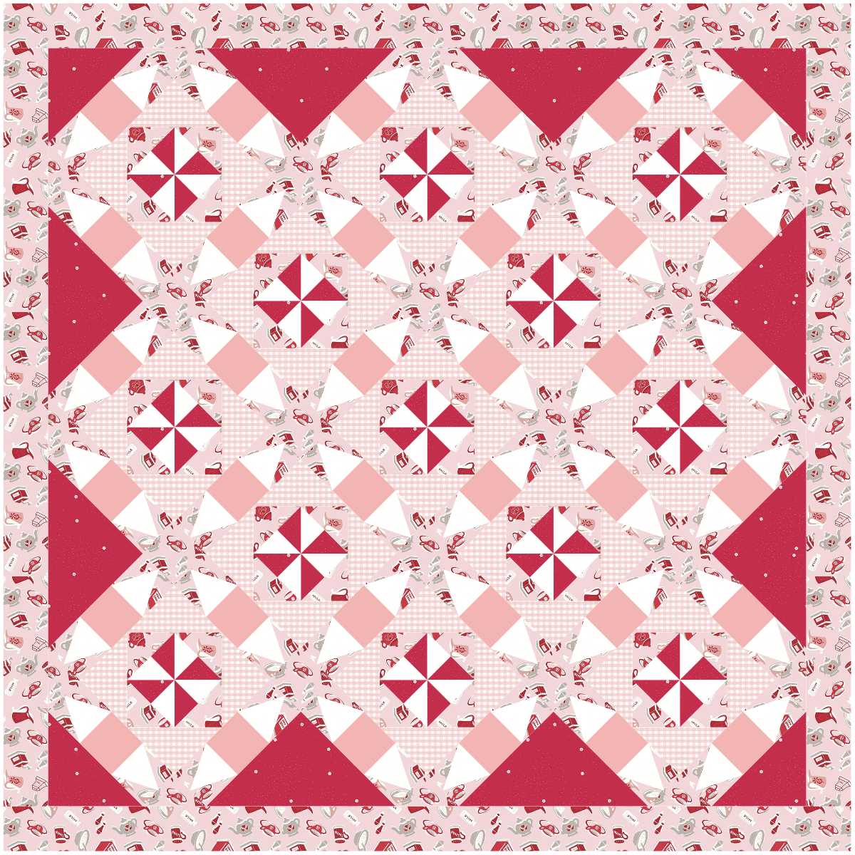 BL178 Blizzard Quilt Kit MEDIUM