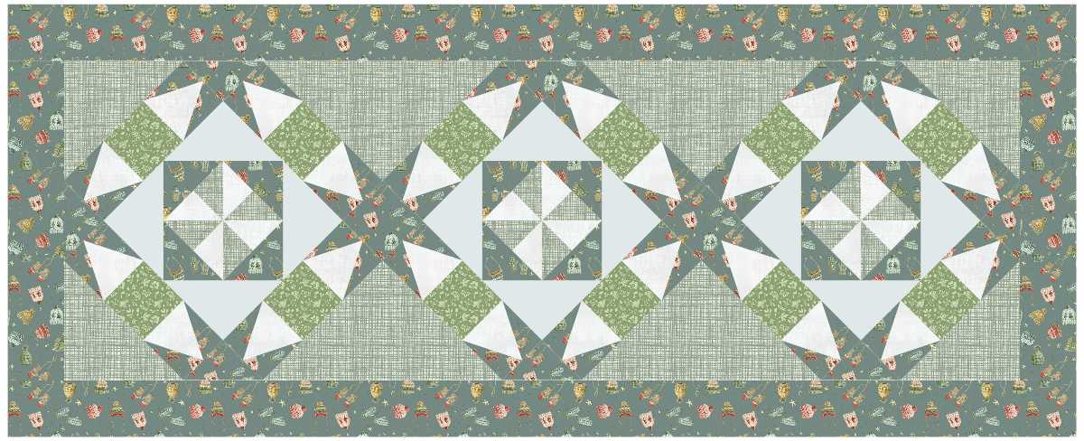 BL178 Blizzard Quilt Kit SMALL Winter