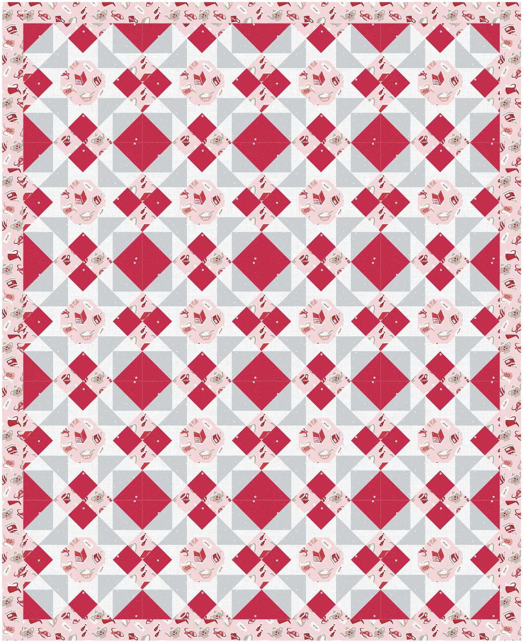 BL157 Blooming Onion Quilt Kit MEDIUM