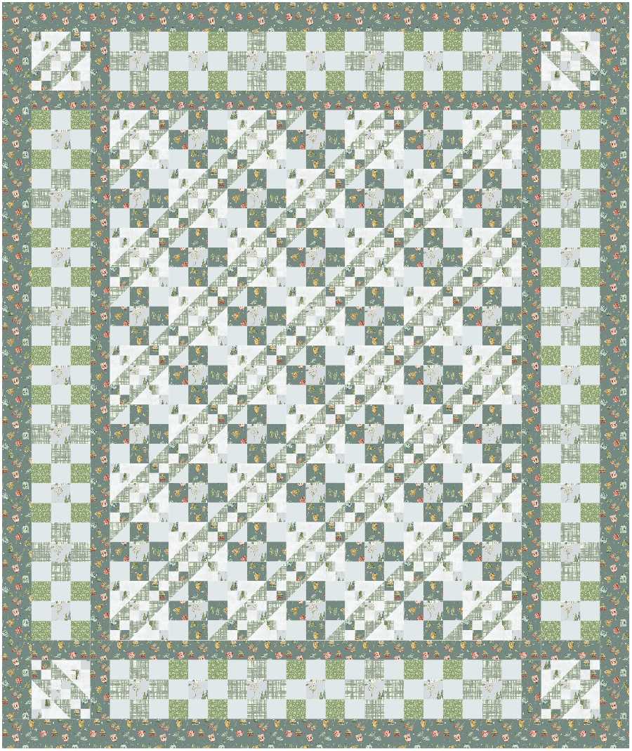 BL279 Blue Jay quilt KIT SMALL