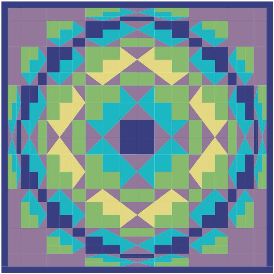 BL141 Blue Lagoon Quilt Kit