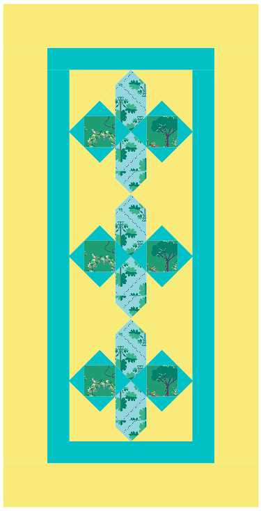 BL286 Butterflies Quilt KIT SMALL Norahs garden