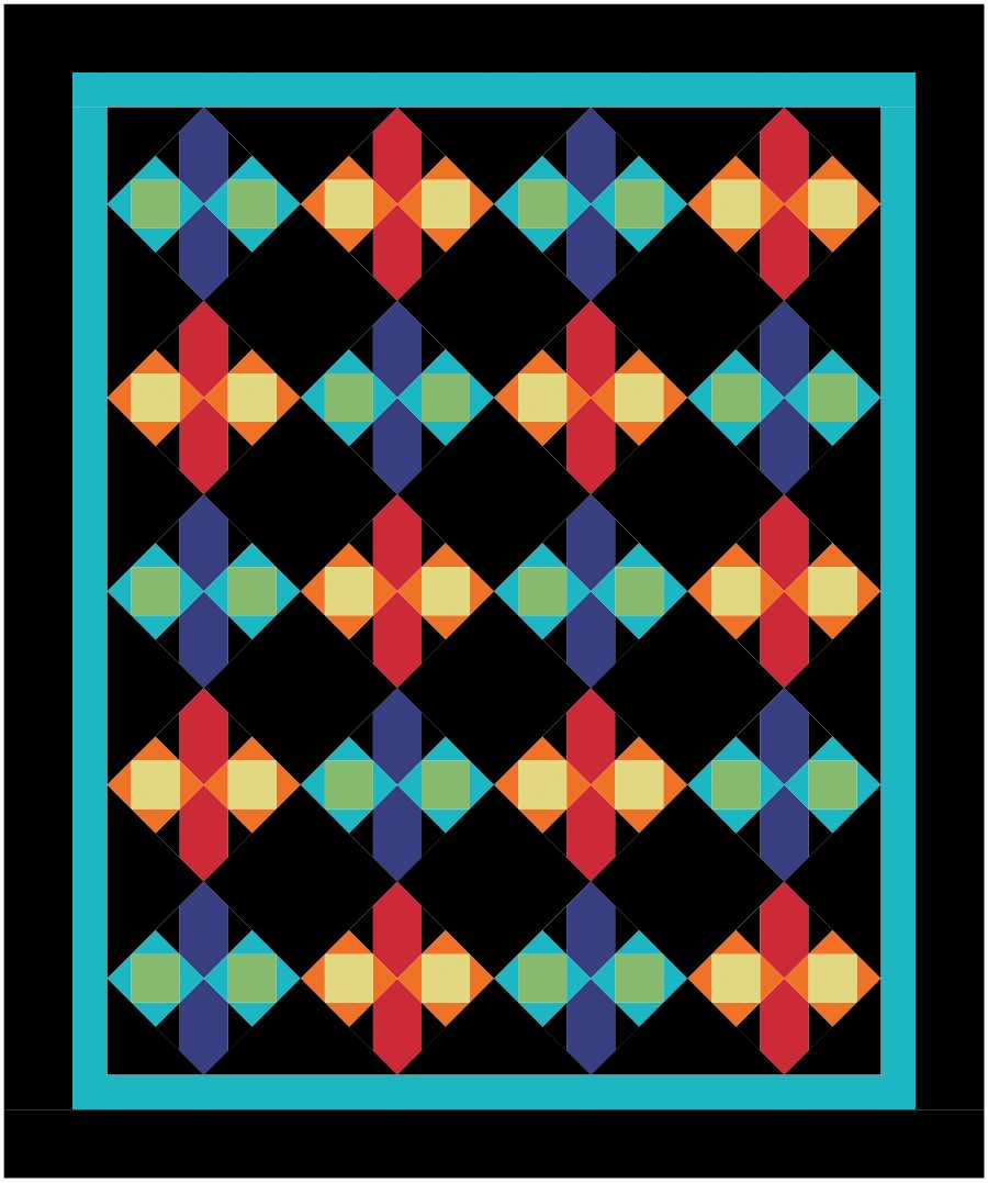 BL286 Butterflies Quilt Fabric KIT MEDIUM