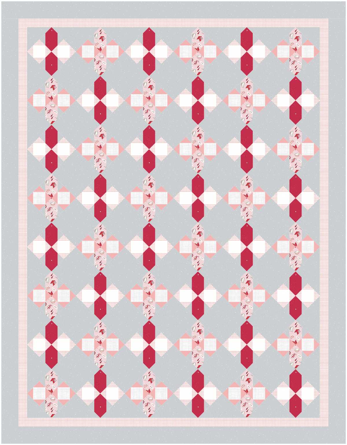 BL286 Butterflies Quilt Fabric KIT in 3 sizes