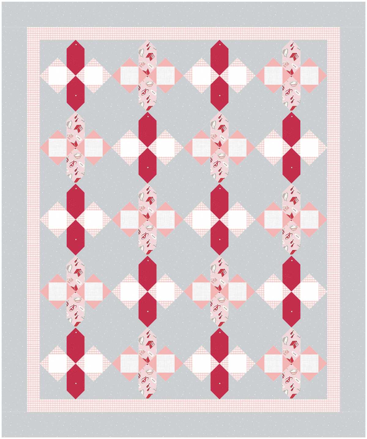 BL286 Butterflies Quilt Fabric KIT in 3 sizes