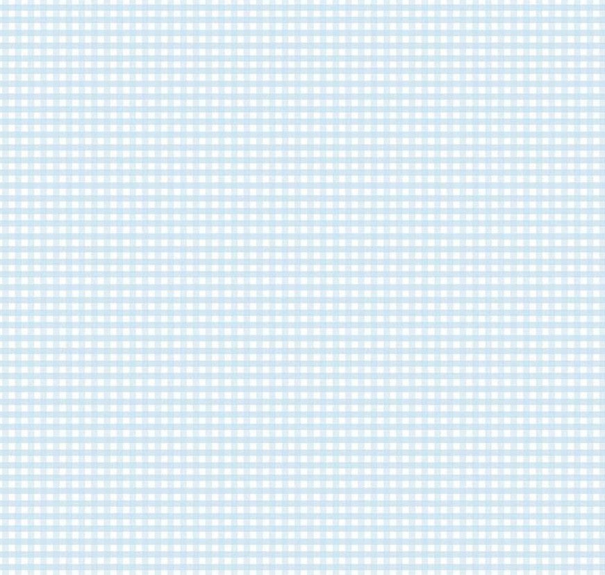 Riley Blake Gingham Blue Fabric (per half yard)