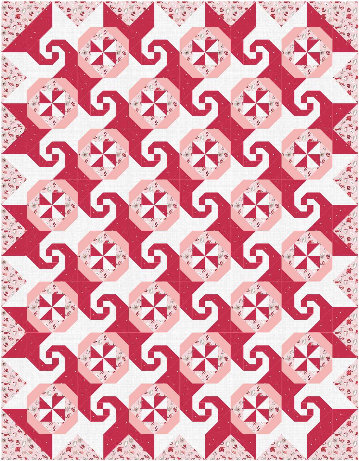 BL212 Cafe Latte Quilt Kit LARGE