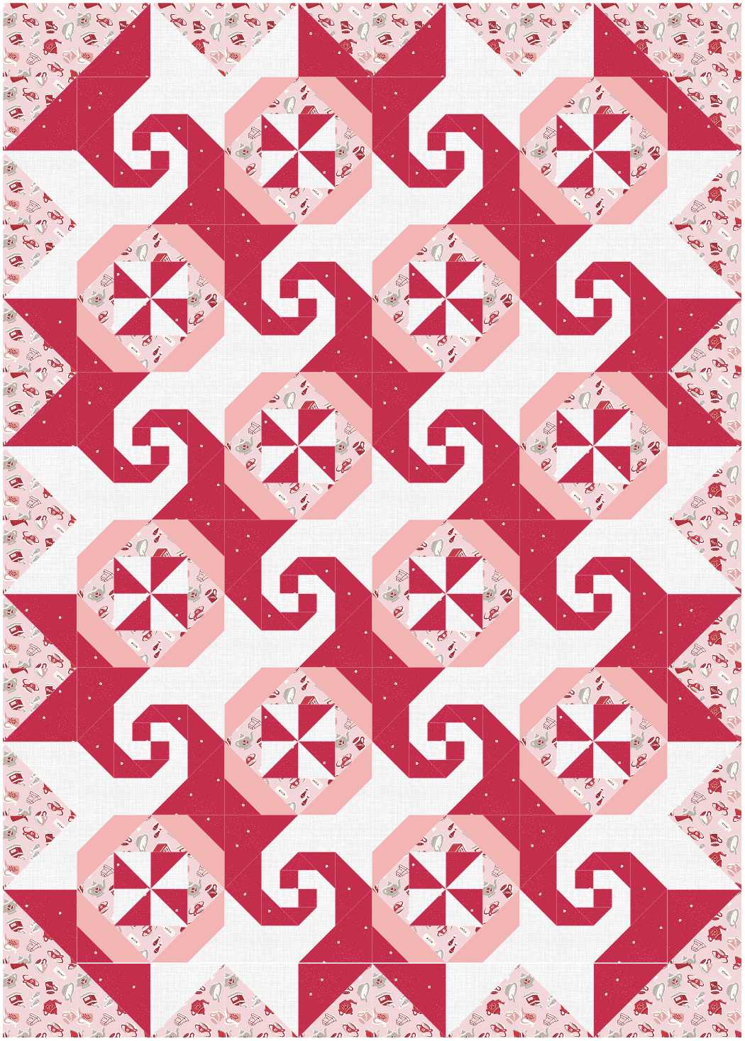 BL212 Cafe Latte Quilt Kit MEDIUM