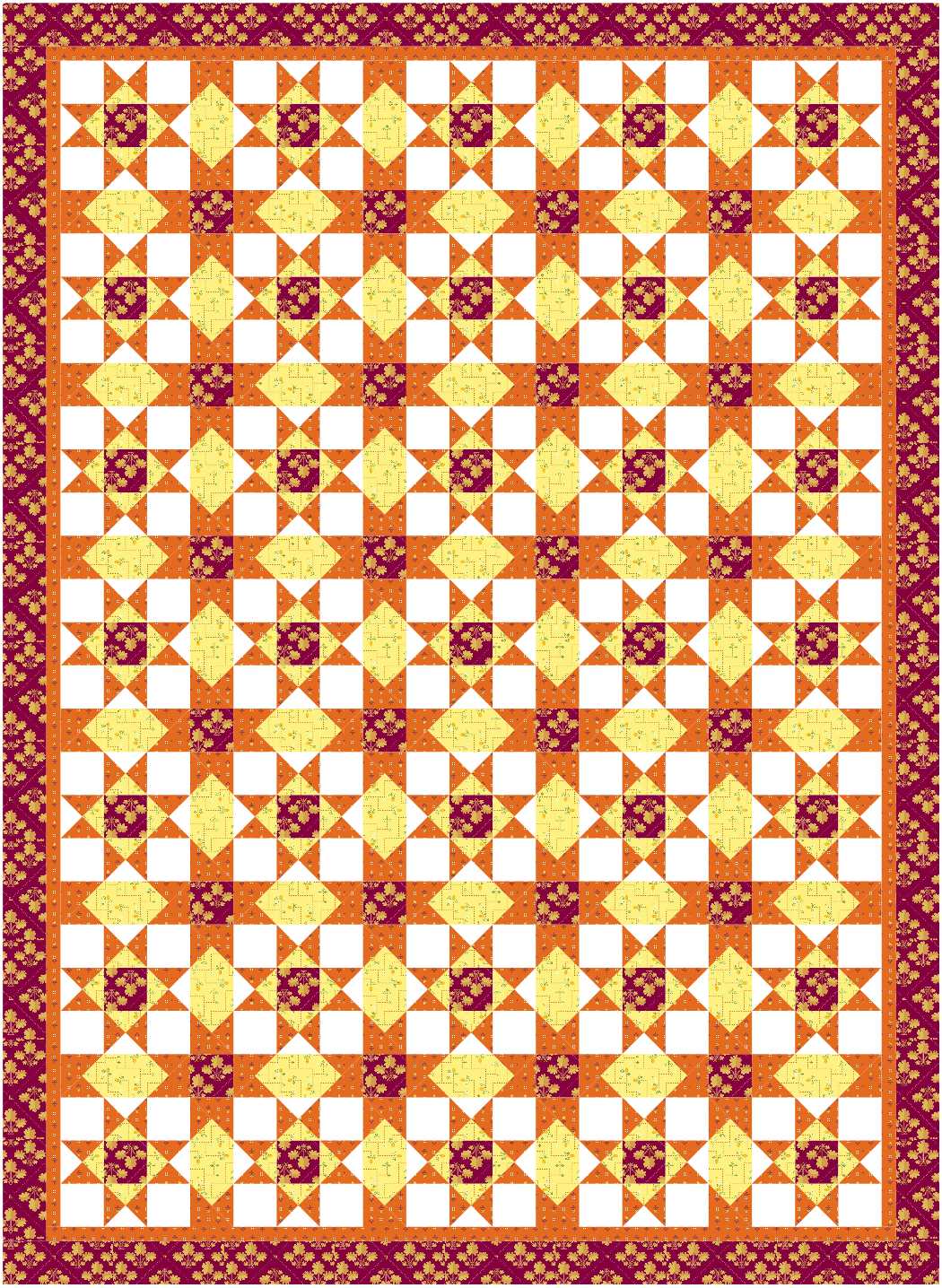 BL245 Chicken Coop Quilt KIT L Noras Garden