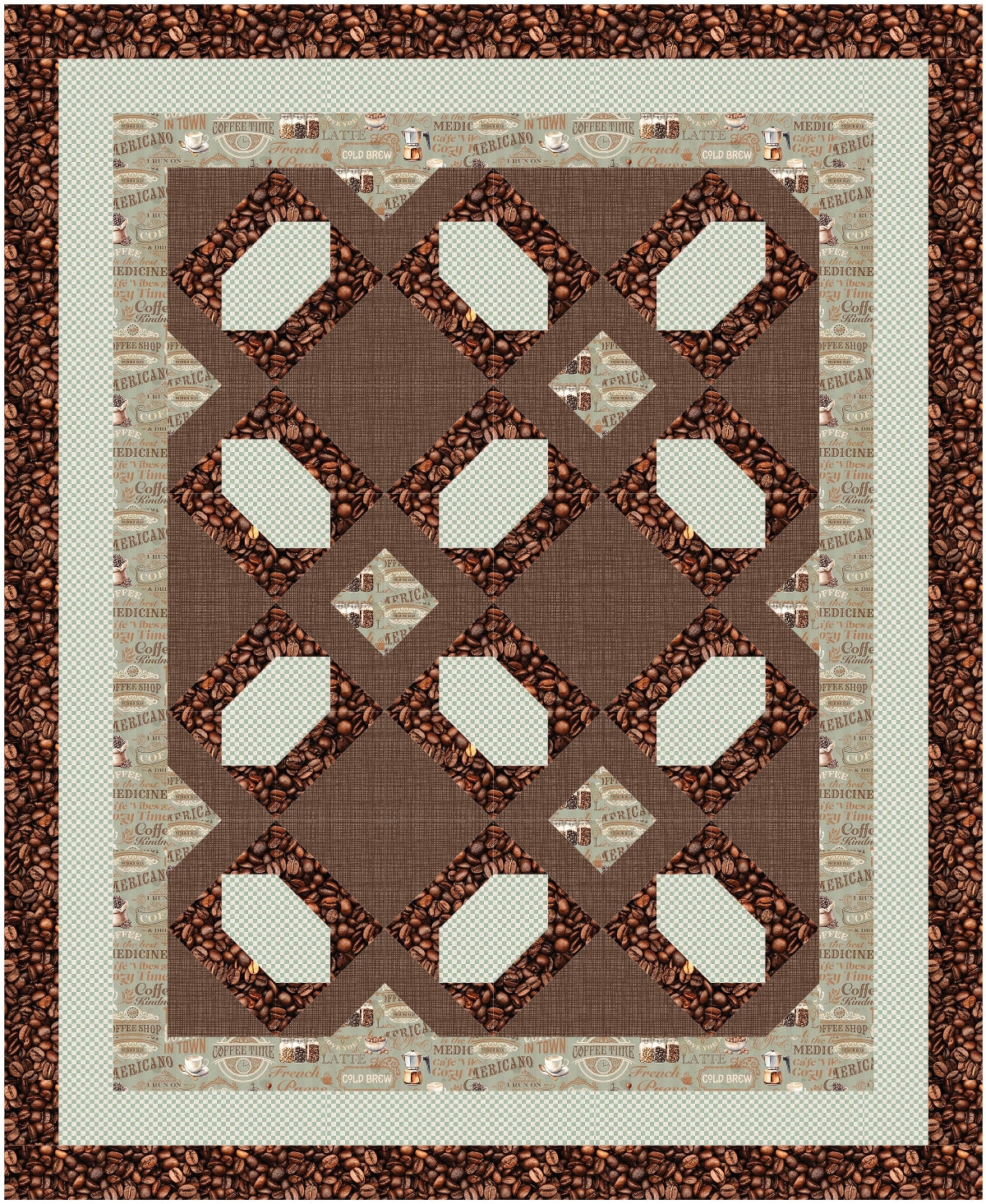 BL192 Chips and Salsa Quilt Kit 2 sizes