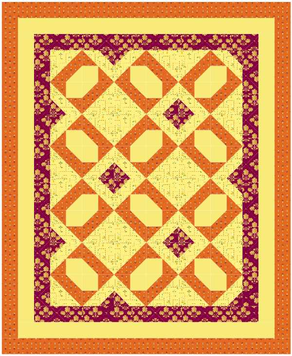 BL192 Chips and Salsa Quilt Kit S Norahs garden