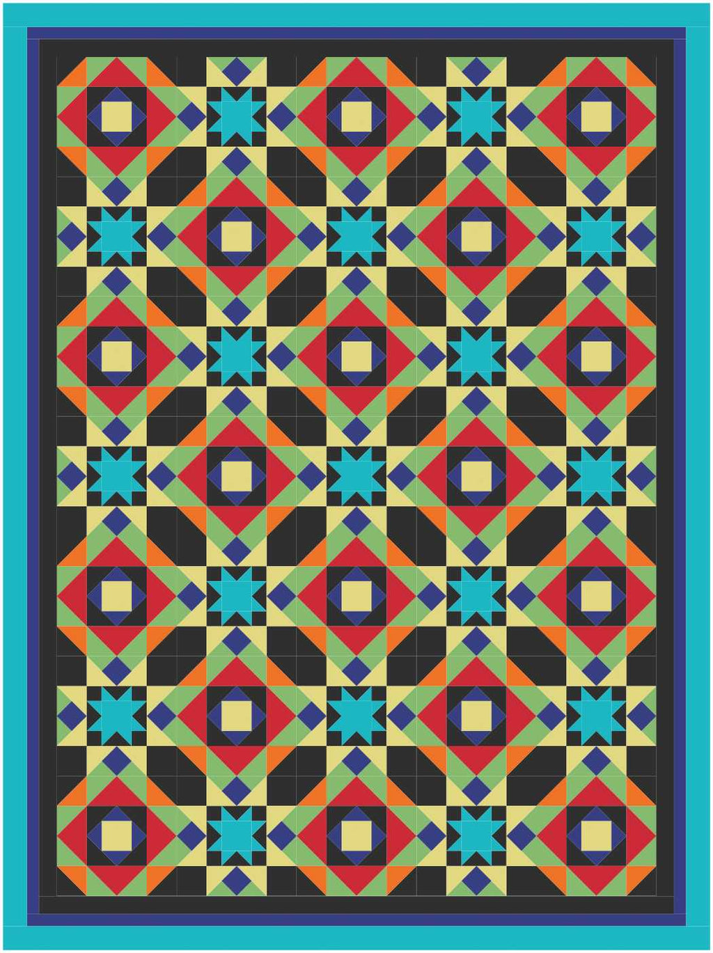 BL248 Coffee Break Quilt fabric KIT LARGE