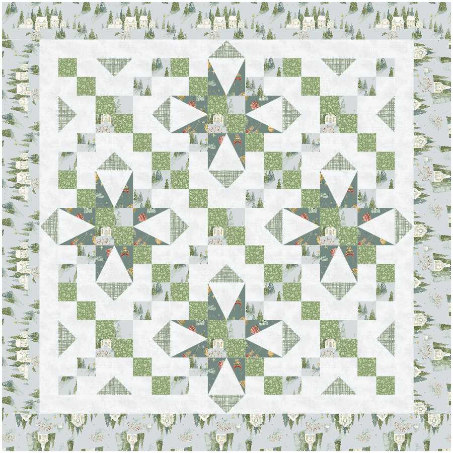 BL281 Cookie Crumbles quilt KIT MEDIUM