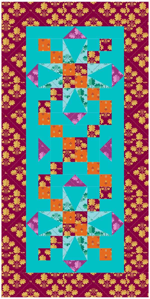 BL281 Cookie Crumbles quilt KIT SMALL Norahs garden