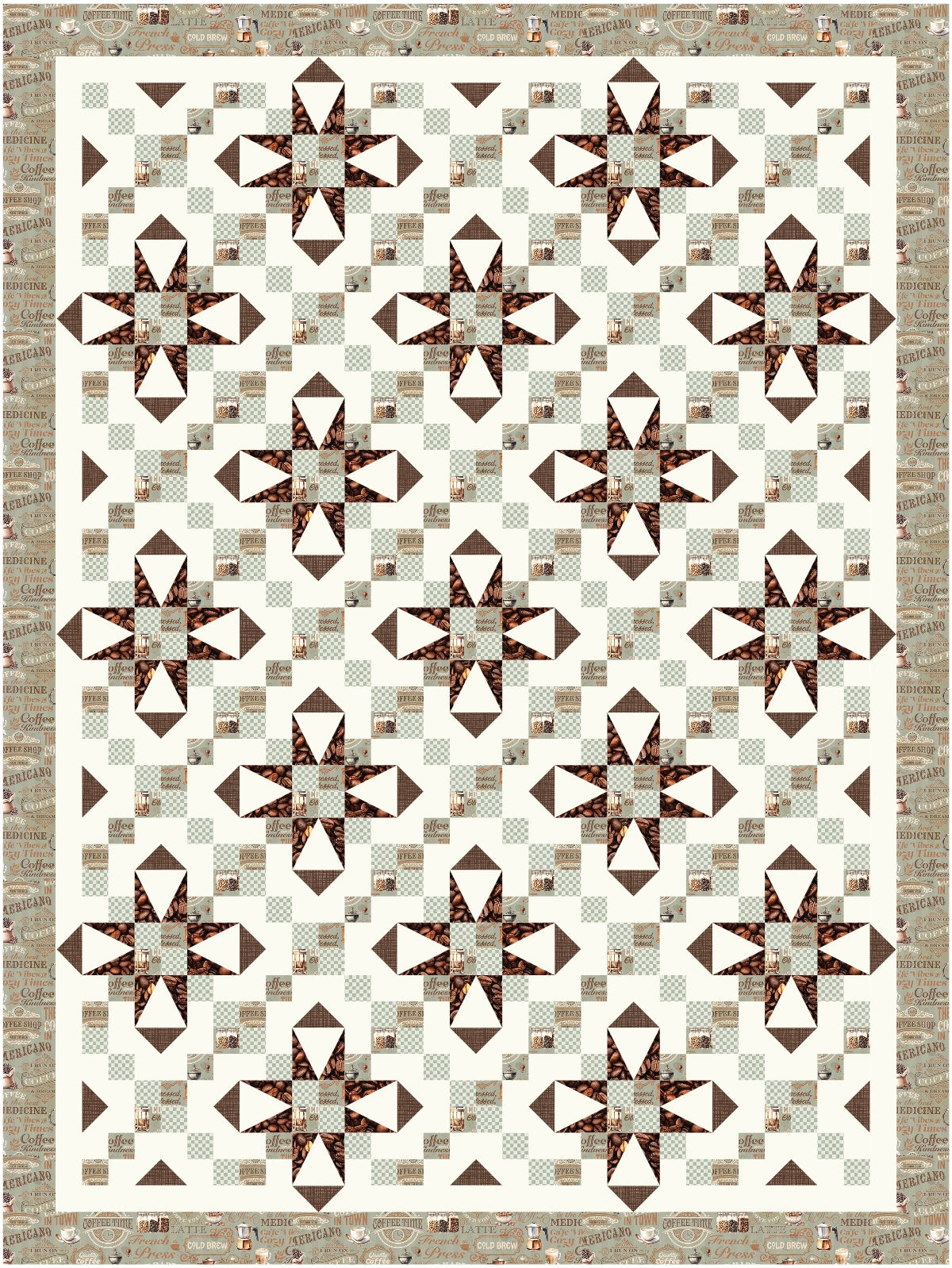 BL281 Cookie Crumbles Quilt Kit 3 sizes