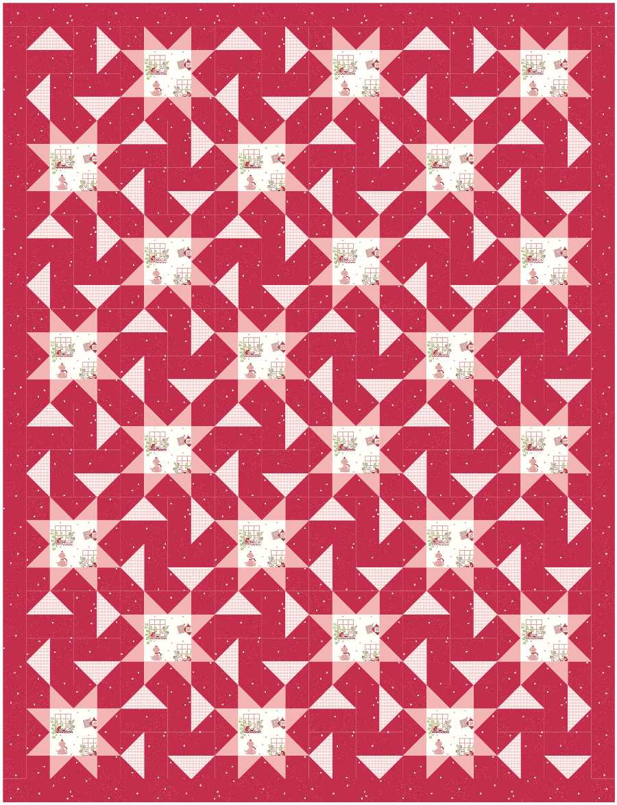 BL265 Dance Mode Quilt fabric KIT 3 sizes