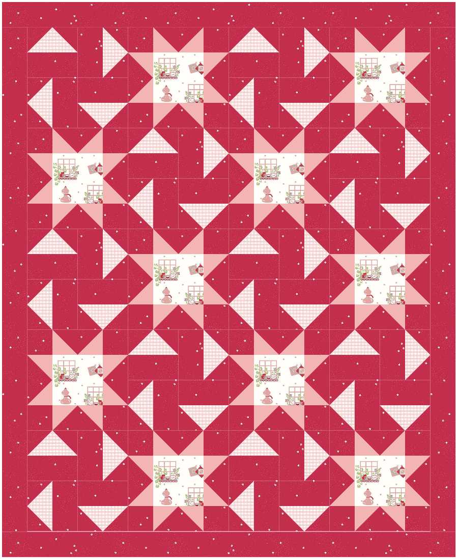 BL265 Dance Mode Quilt fabric KIT 3 sizes