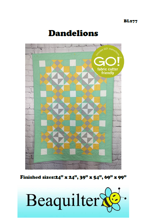 BL277 Dandelions Quilt Kit 2 sizes