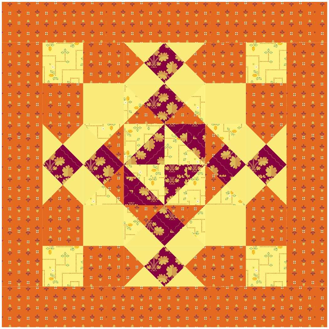 BL277 Dandelions quilt fabric KIT SMALL Norahs garden