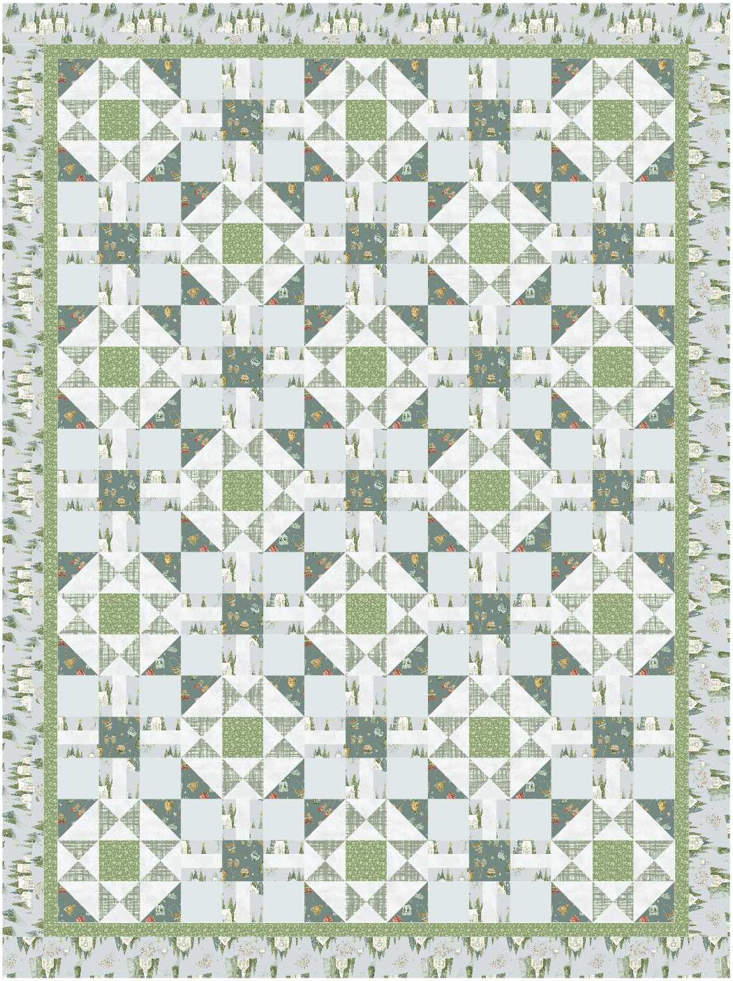 BL242 Election quilt fabric KIT LARGE
