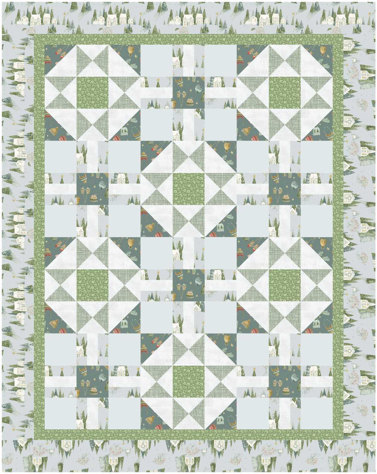 BL242 Election quilt fabric KIT MEDIUM