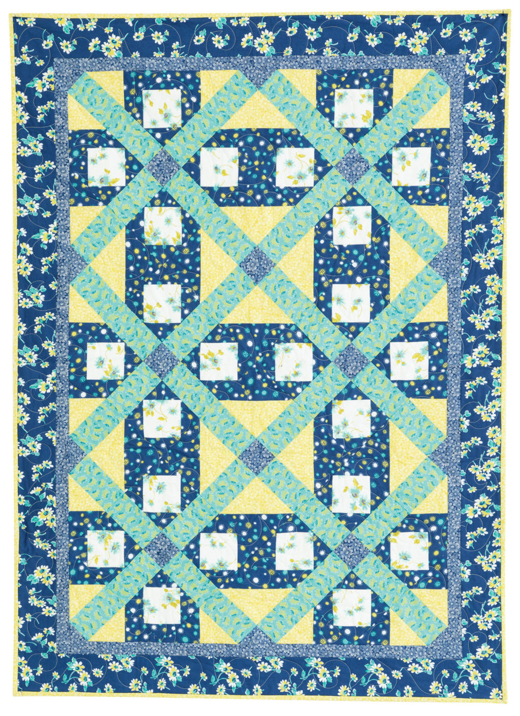 BL160 Eve Accuquilt friendly Quilt Pattern, rotary cutting instructions also included