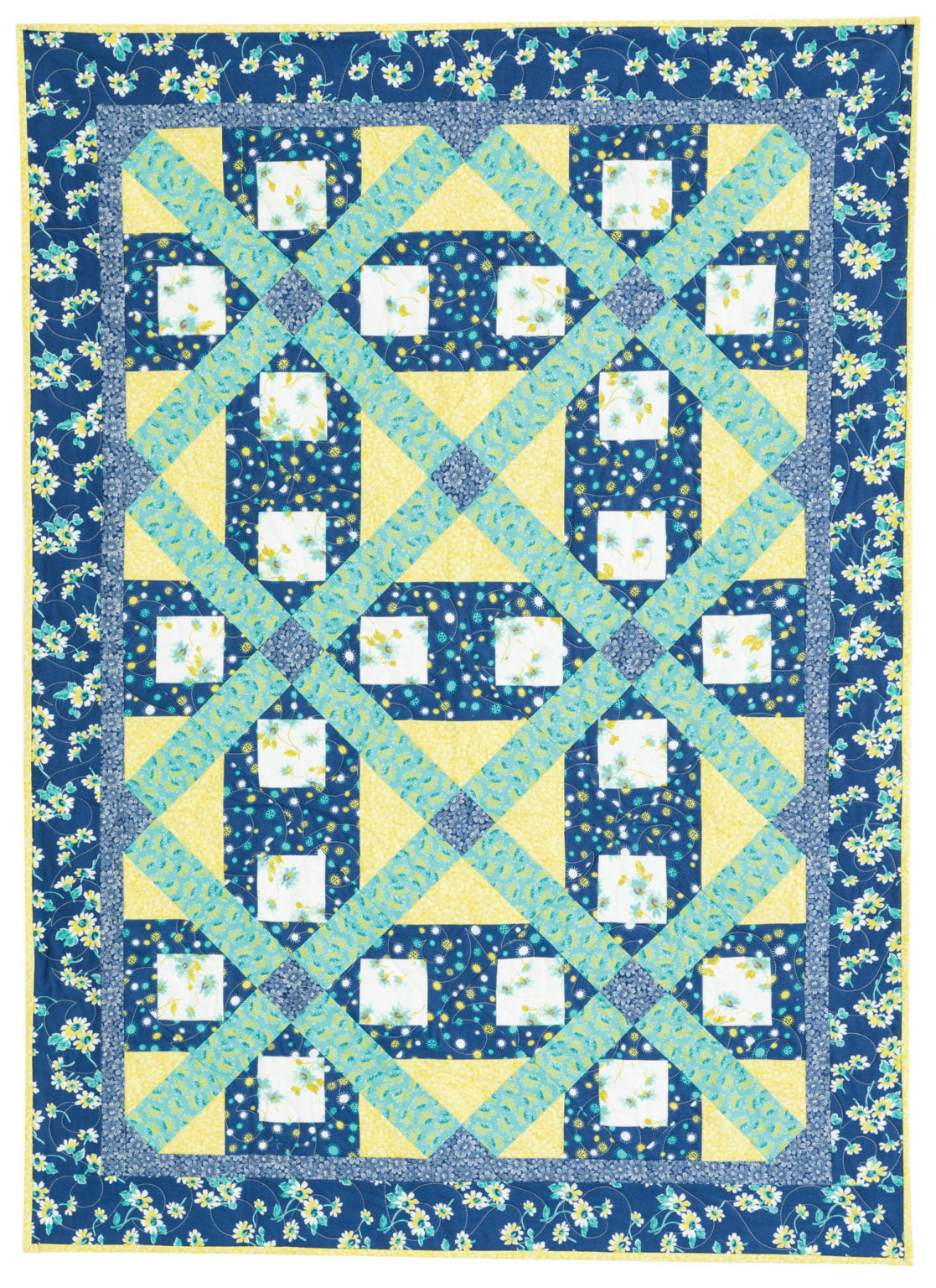 BL160 Eve Accuquilt friendly Quilt Pattern, rotary cutting instructions also included