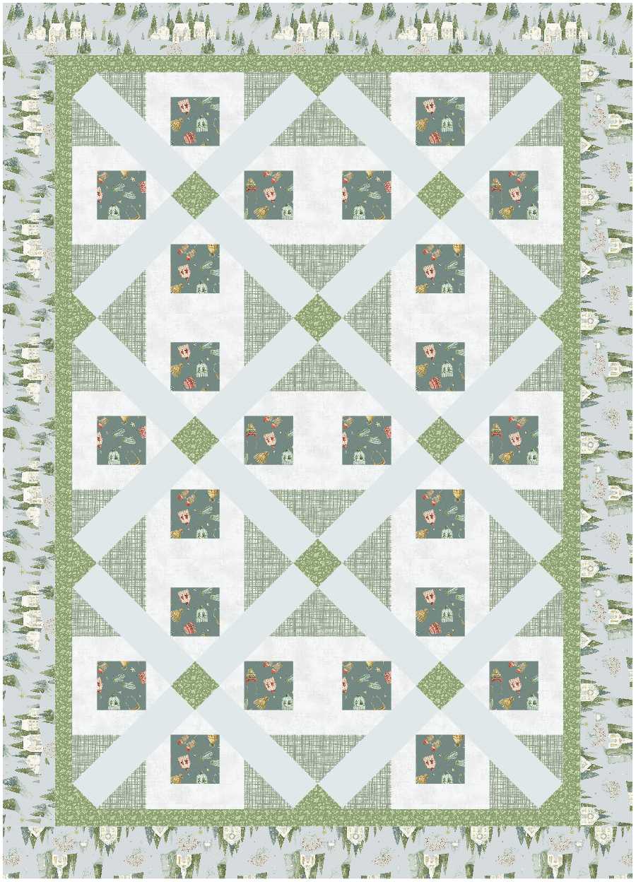 BL160 Eve fabric quilt kit