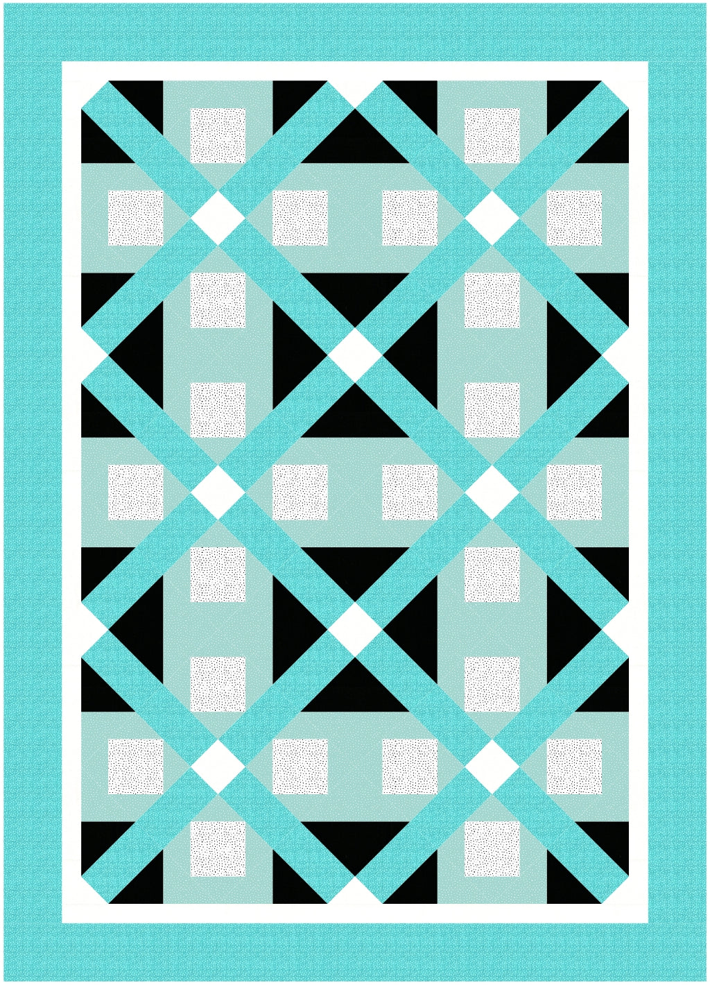 BL160 Eve Accuquilt friendly Quilt Pattern, rotary cutting instructions also included