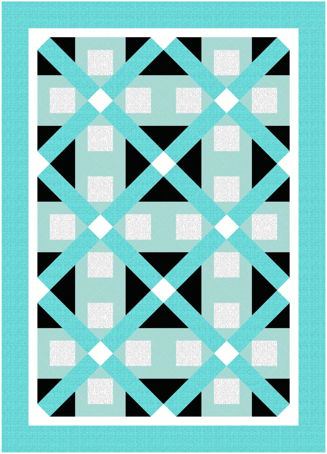 BL160 Eve Accuquilt friendly Quilt Pattern, rotary cutting instructions also included