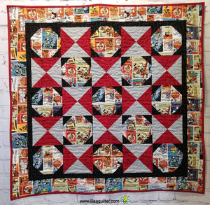 Mickey Mouse Antique looking posters Modern baby lap quilt