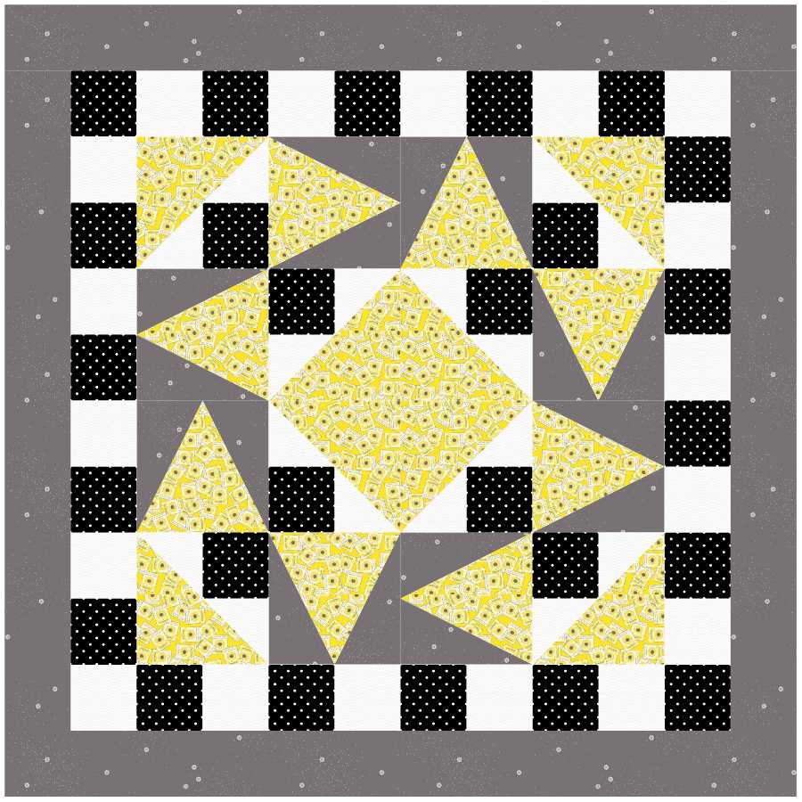 BL170 Florence Quilt Kit SMALL Sunflower