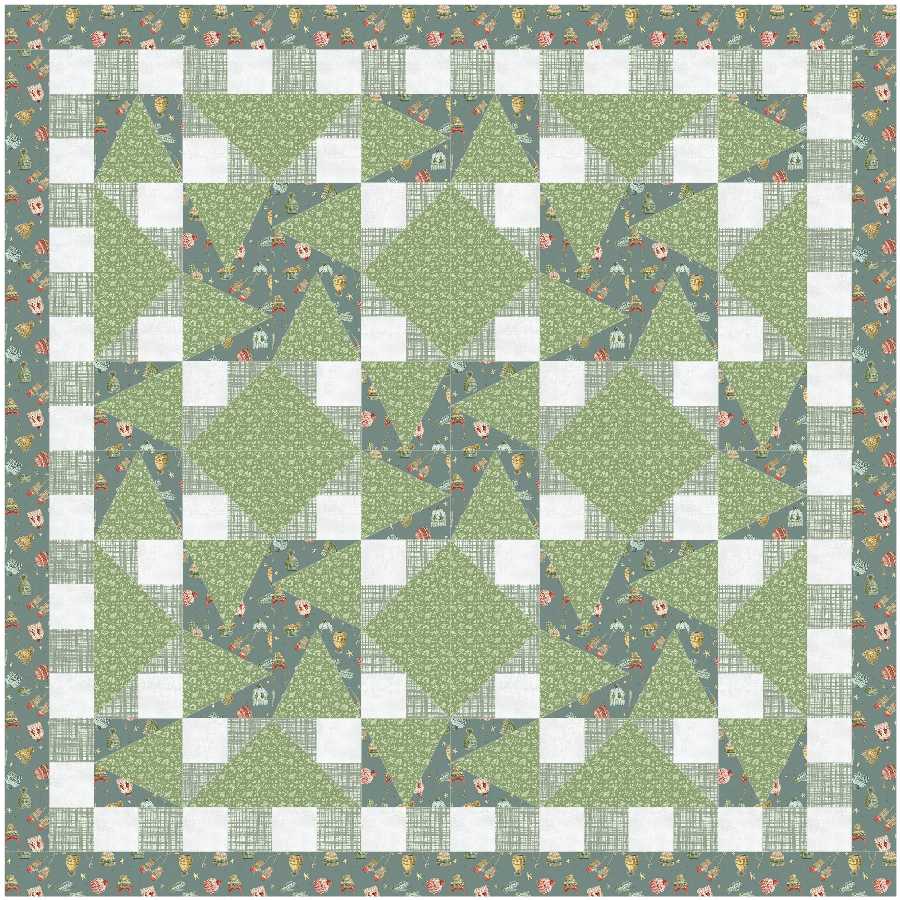 BL170 Florence Quilt Kit MEDIUM Winter