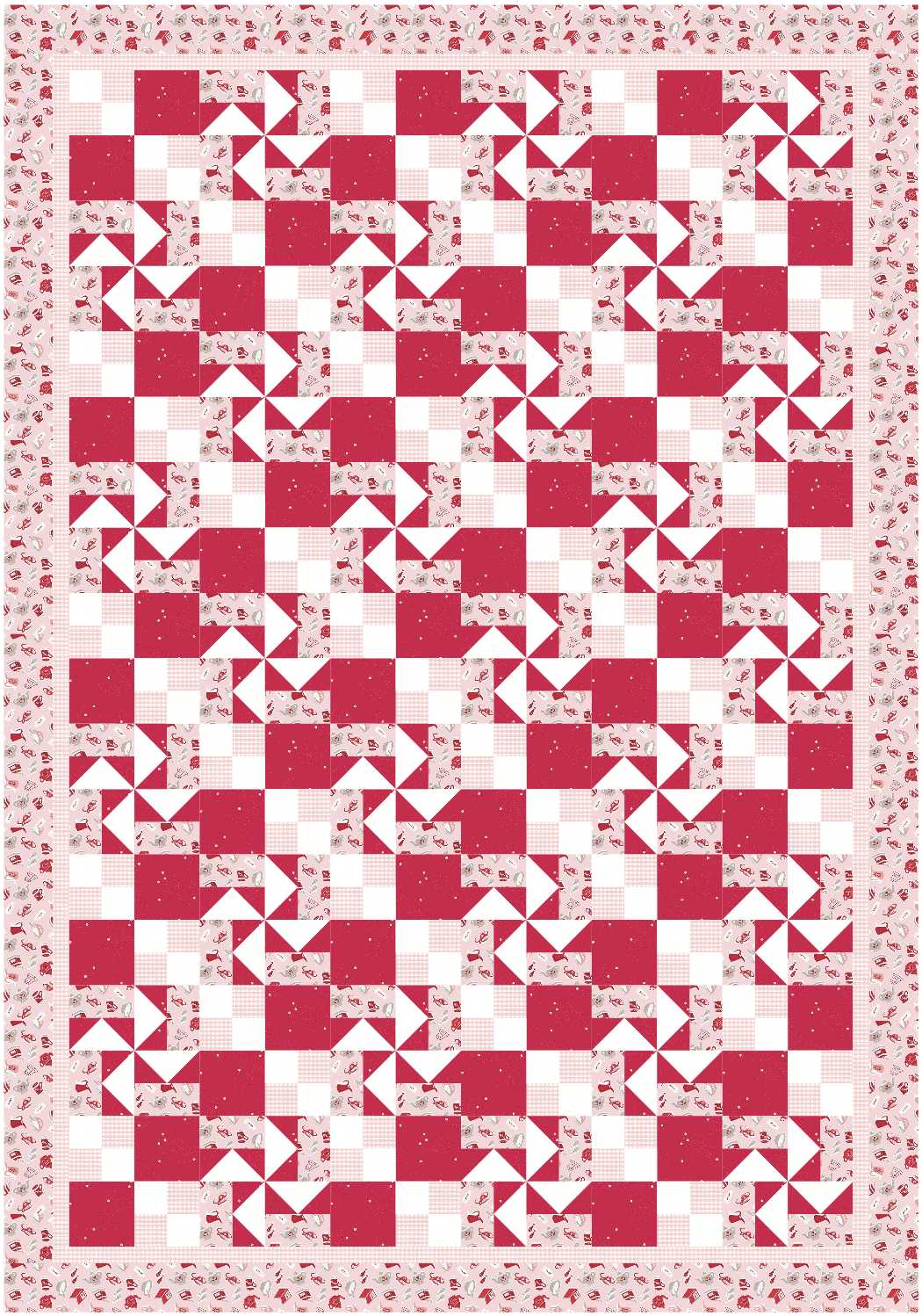 BL130 Flowing in the Breeze Quilt Kit LARGE
