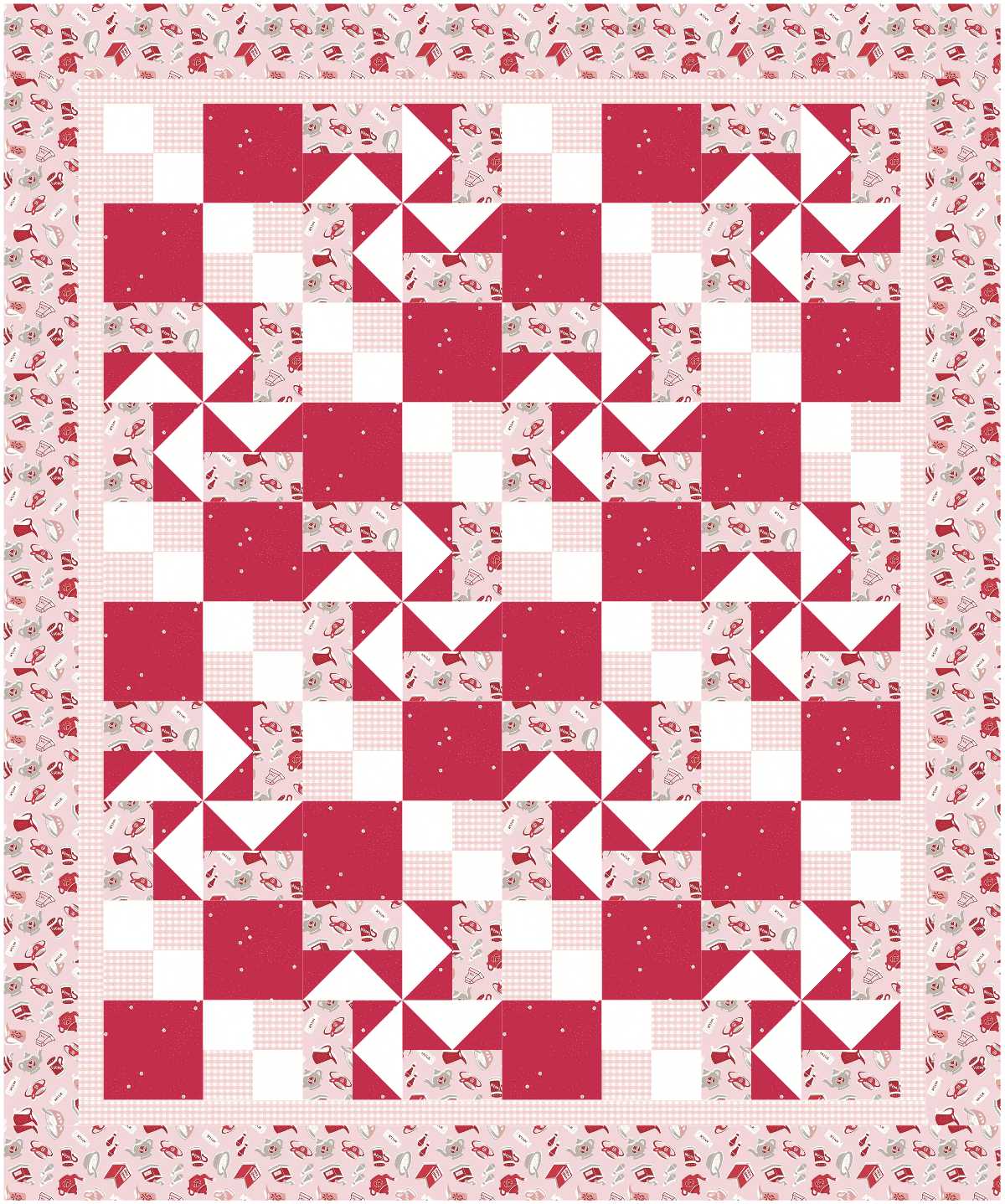 BL130 Flowing in the Breeze Quilt Kit MEDIUM