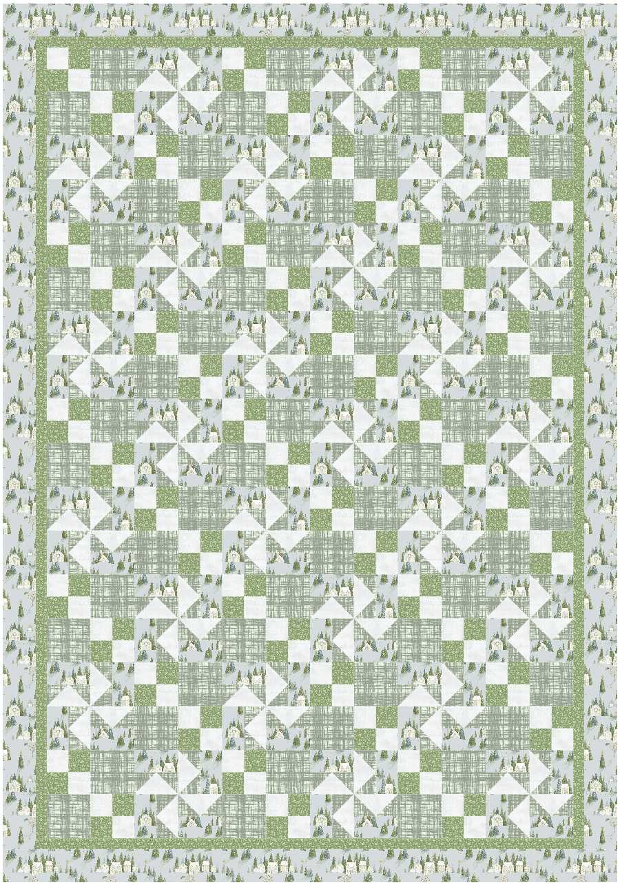 BL130 Flowing in the Breeze Quilt Kit LARGE