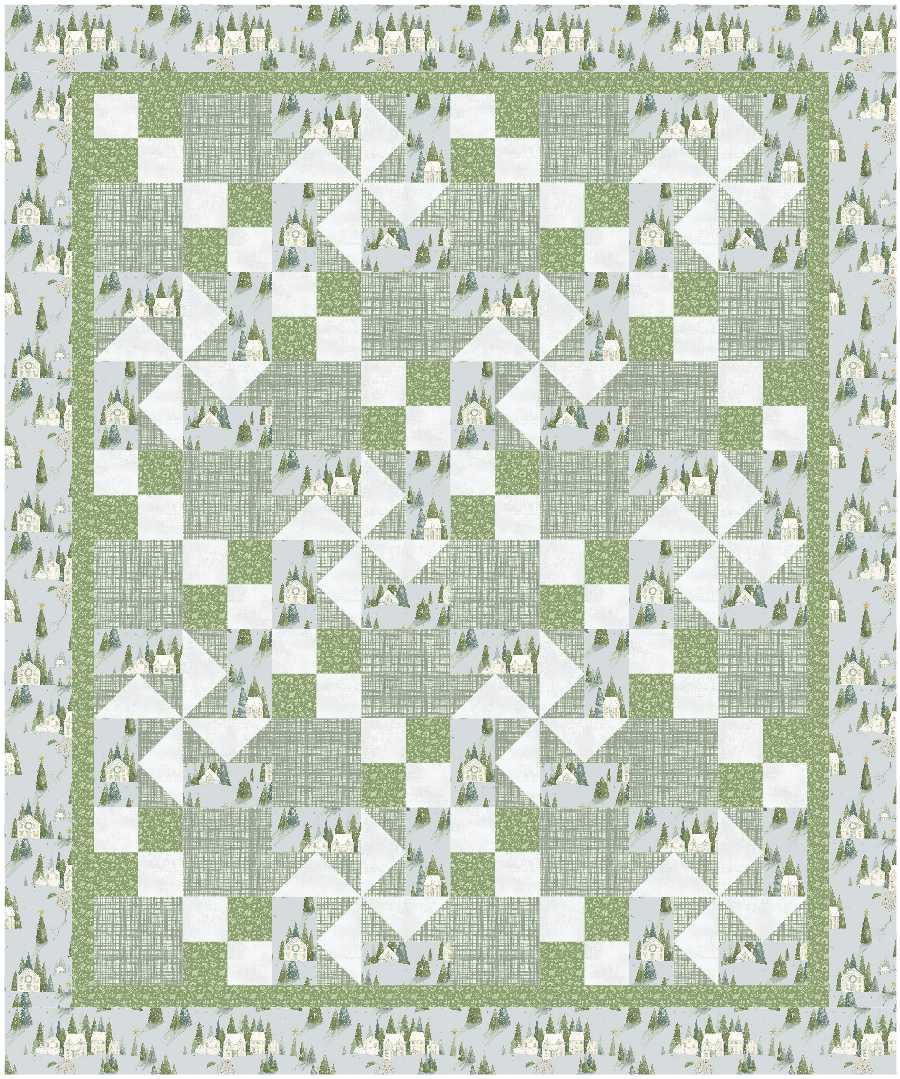 BL130 Flowing in the Breeze Quilt Kit MEDIUM