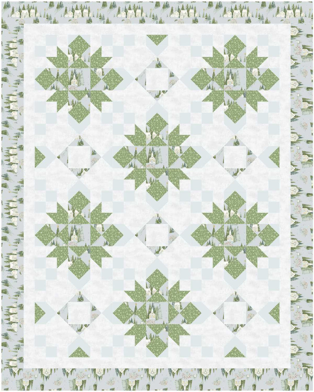BL239 Flurries quilt fabric KIT