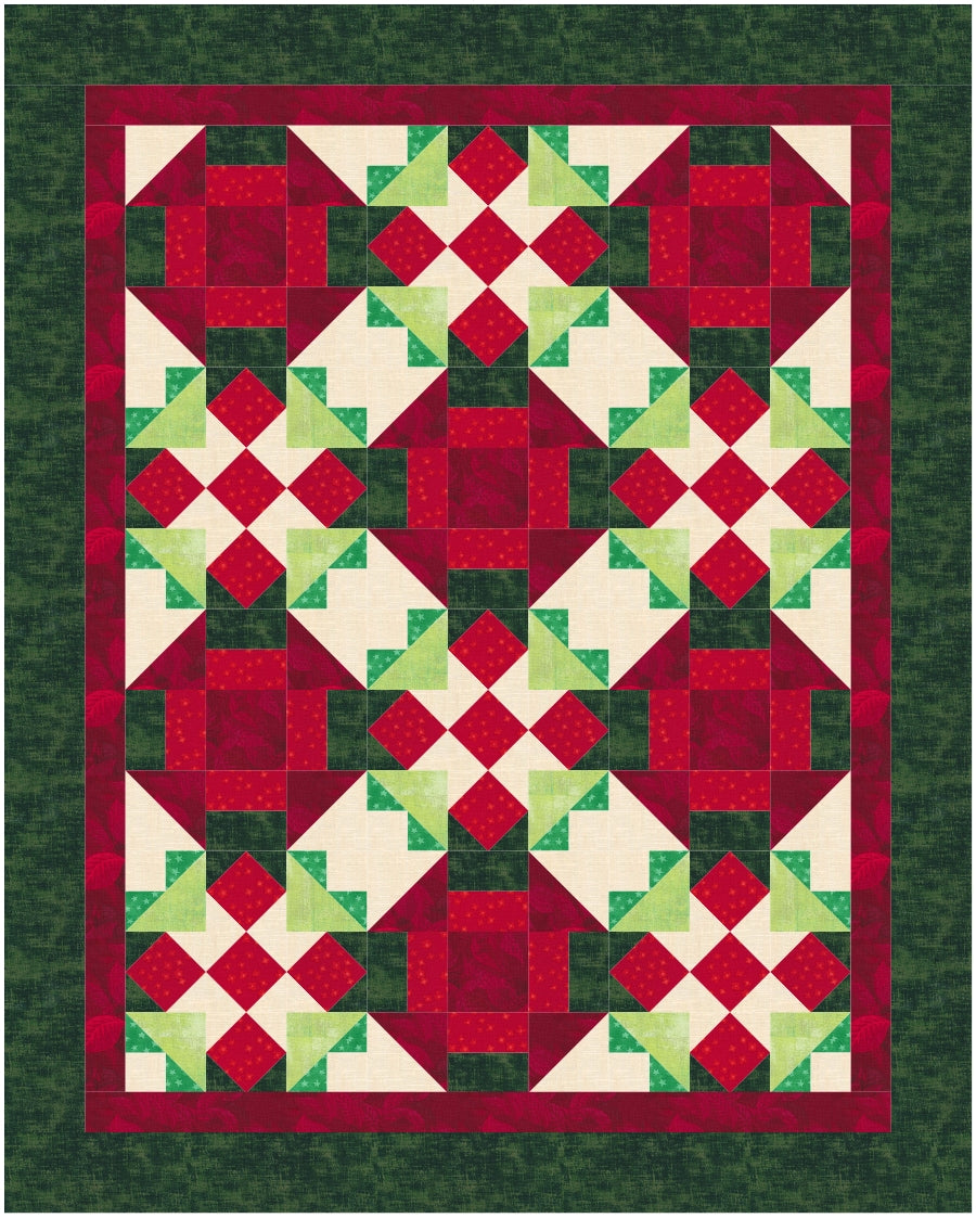 BL207 Flutterby Quilt pattern 2 sizes plus 10 more with other qube sizes
