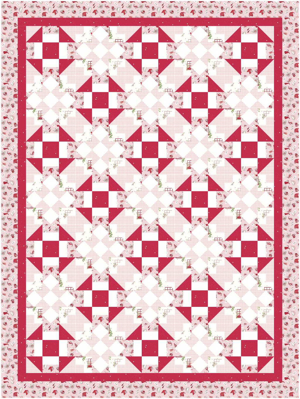 BL207 Flutterby Quilt Kit LARGE