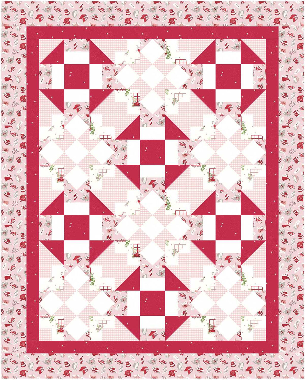 BL207 Flutterby Quilt Kit SMALL